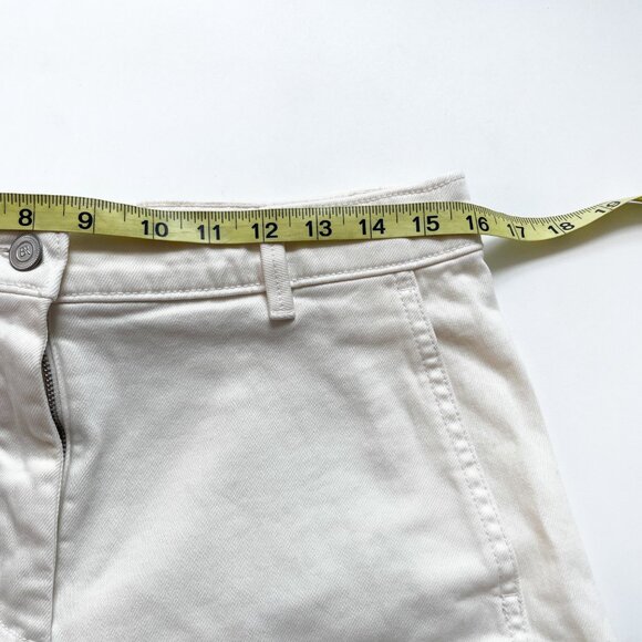 Banana Republic Weekender Slim Barrel Leg Pant Ecru Size 6 NEW NWT - Picture 9 of 11